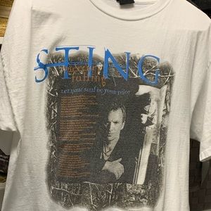 Sting 1996 Vintage concert t-shirt Let your soul be your pilot
